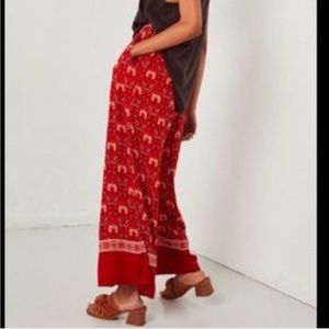 Spell and the gypsy collective red palazzo pants, small. Lightly used